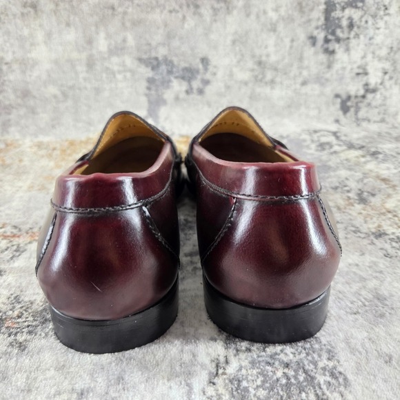 Cole Haan Pinch Penny Loafers Mens 11 C Narrow Burgundy Leather Dress Shoes main image 7